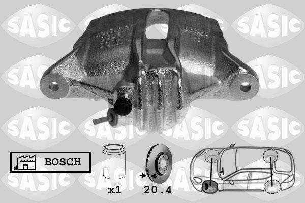 Sasic 6500016 - Тормозной суппорт avtokuzovplus.com.ua