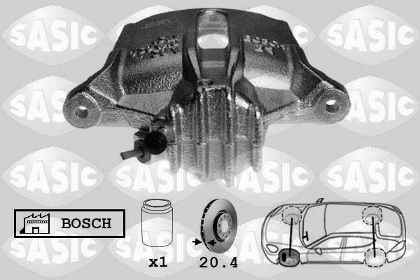 Sasic 6500018 - Гальмівний супорт autocars.com.ua