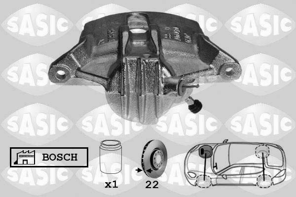 Sasic 6500023 - Тормозной суппорт avtokuzovplus.com.ua