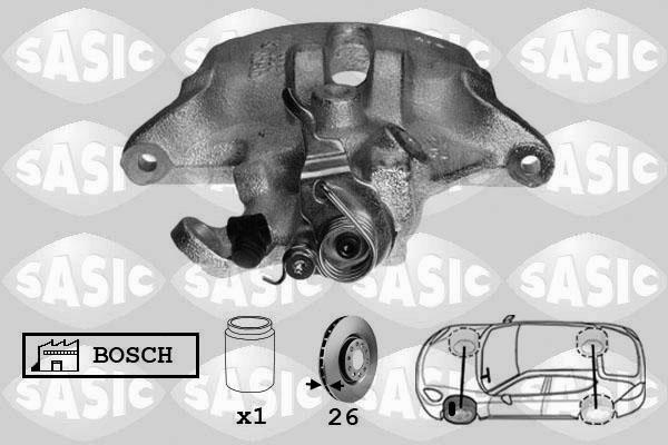 Sasic 6500028 - Тормозной суппорт avtokuzovplus.com.ua