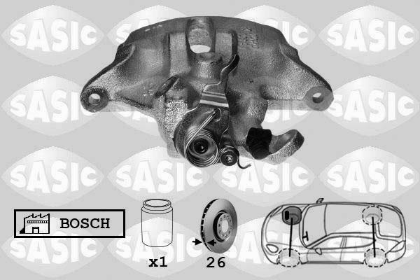 Sasic 6500029 - Гальмівний супорт autocars.com.ua