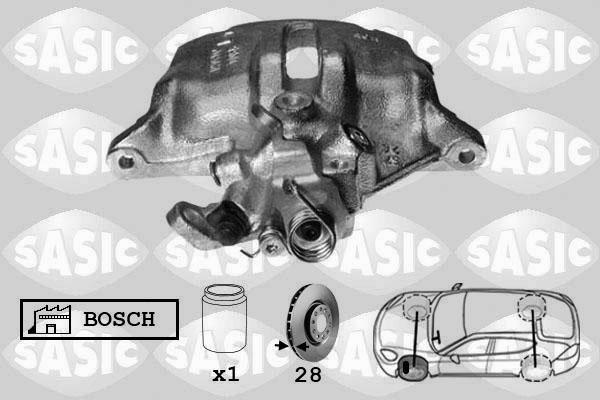 Sasic 6500032 - Тормозной суппорт avtokuzovplus.com.ua