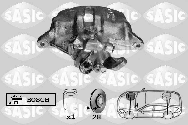 Sasic 6500033 - Тормозной суппорт avtokuzovplus.com.ua