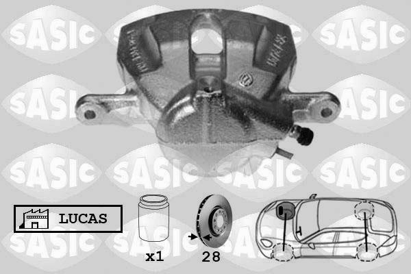 Sasic 6500043 - Гальмівний супорт autocars.com.ua