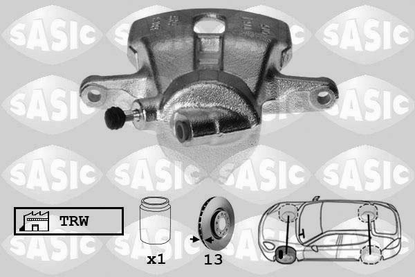 Sasic 6500046 - Гальмівний супорт autocars.com.ua