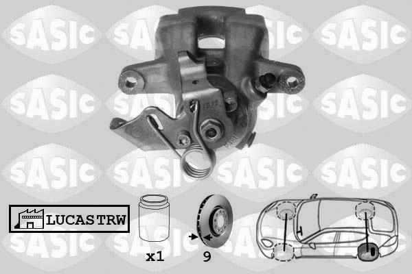 Sasic 6500052 - Тормозной суппорт avtokuzovplus.com.ua