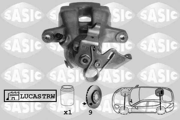 Sasic 6500053 - Гальмівний супорт autocars.com.ua