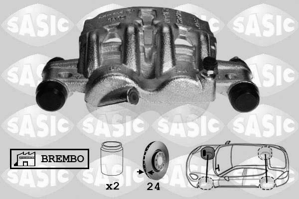 Sasic 6500059 - Гальмівний супорт autocars.com.ua