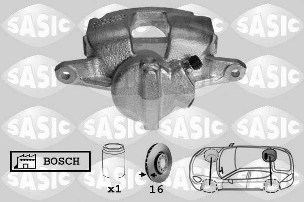 Sasic 6500067 - Тормозной суппорт avtokuzovplus.com.ua