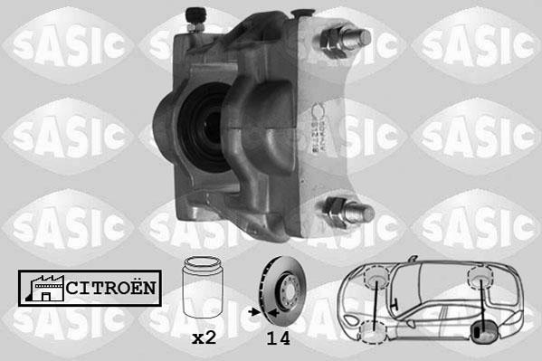 Sasic 6500072 - Тормозной суппорт avtokuzovplus.com.ua