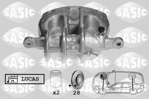 Sasic 6500079 - Гальмівний супорт autocars.com.ua