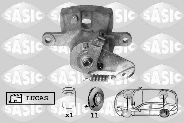 Sasic 6504006 - Гальмівний супорт autocars.com.ua