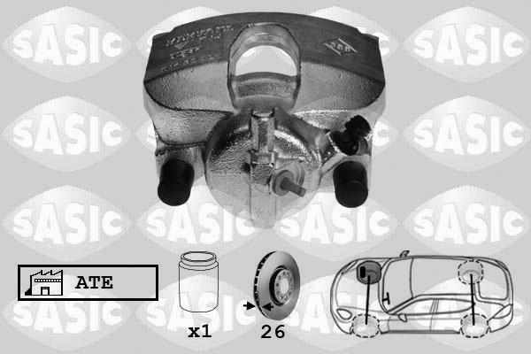 Sasic 6504017 - Гальмівний супорт autocars.com.ua