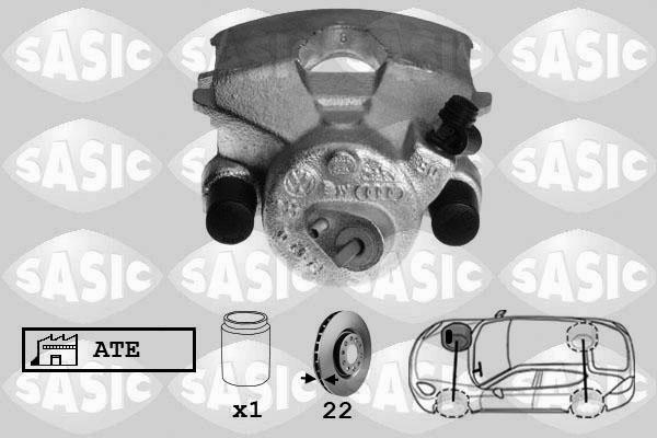 Sasic 6506005 - Тормозной суппорт autodnr.net