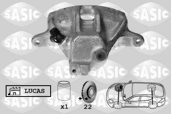 Sasic 6506019 - Гальмівний супорт autocars.com.ua