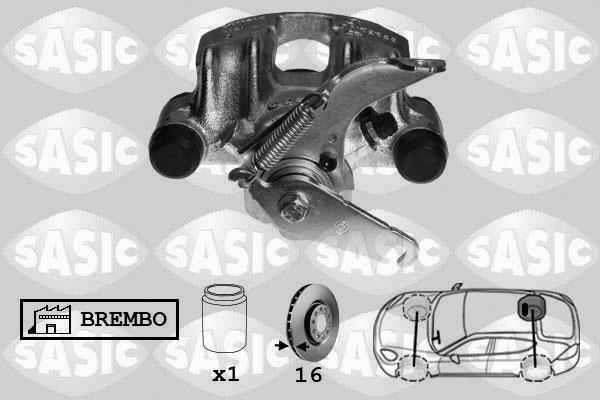 Sasic 6506039 - Гальмівний супорт autocars.com.ua