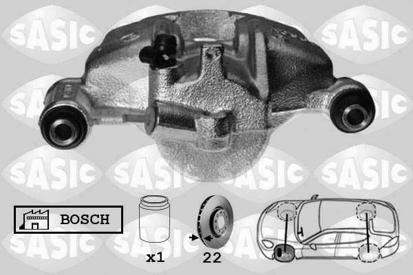 Sasic 6506042 - Гальмівний супорт autocars.com.ua