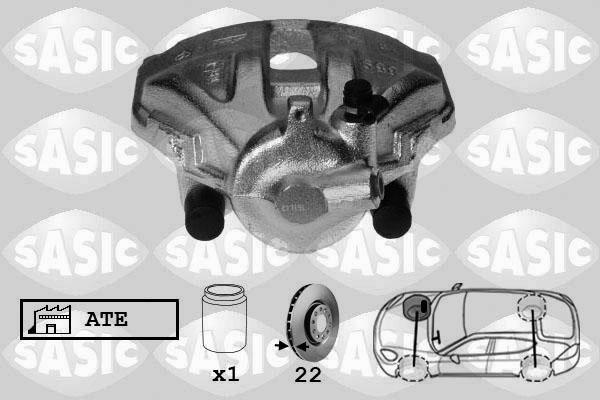 Sasic 6506051 - Гальмівний супорт autocars.com.ua