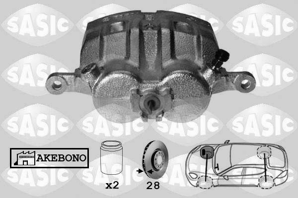 Sasic 6506151 - Тормозной суппорт avtokuzovplus.com.ua