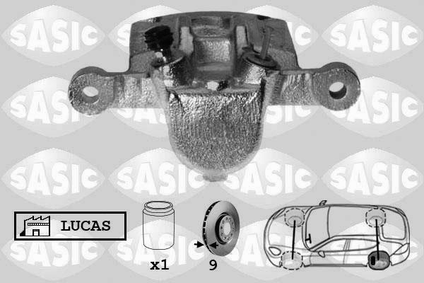 Sasic 6506154 - Тормозной суппорт avtokuzovplus.com.ua