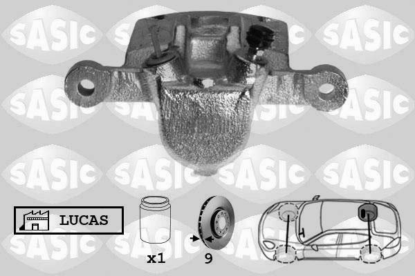 Sasic 6506155 - Тормозной суппорт avtokuzovplus.com.ua