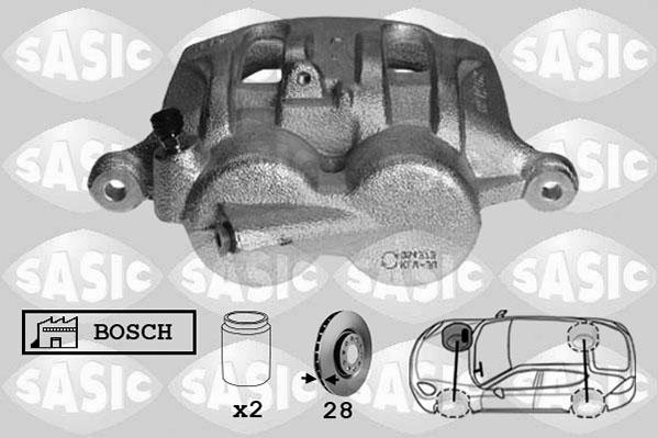 Sasic 6506163 - Гальмівний супорт autocars.com.ua