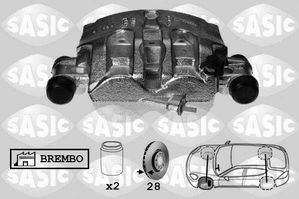 Sasic 6506172 - Тормозной суппорт autodnr.net