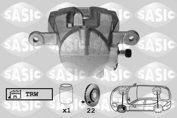 Sasic 6506178 - Гальмівний супорт autocars.com.ua