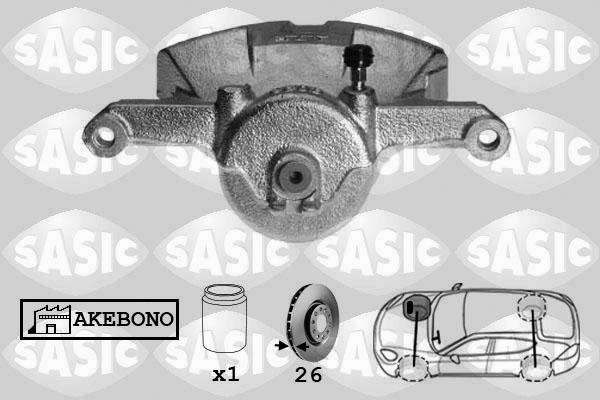 Sasic 6506181 - Тормозной суппорт avtokuzovplus.com.ua