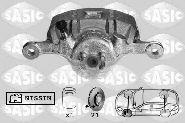 Sasic 6506198 - Тормозной суппорт avtokuzovplus.com.ua