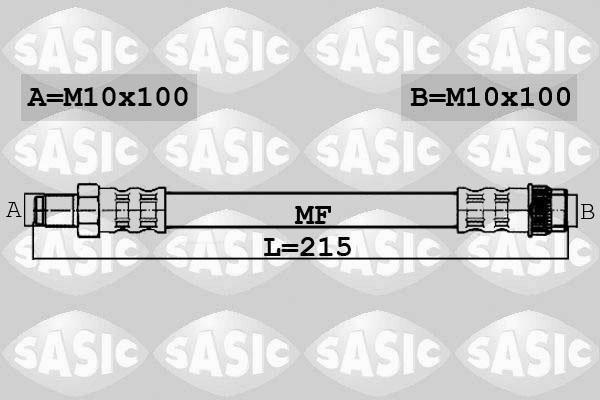 Sasic 6600013 - Тормозной шланг avtokuzovplus.com.ua