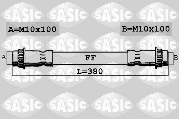 Sasic 6600041 - Тормозной шланг avtokuzovplus.com.ua