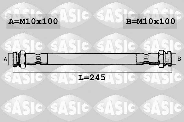 Sasic 6600074 - Гальмівний шланг autocars.com.ua
