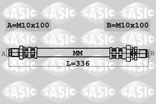 Sasic 6606029 - Тормозной шланг autodnr.net