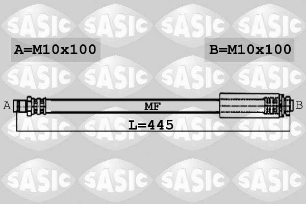 Sasic 6606031 - Гальмівний шланг autocars.com.ua