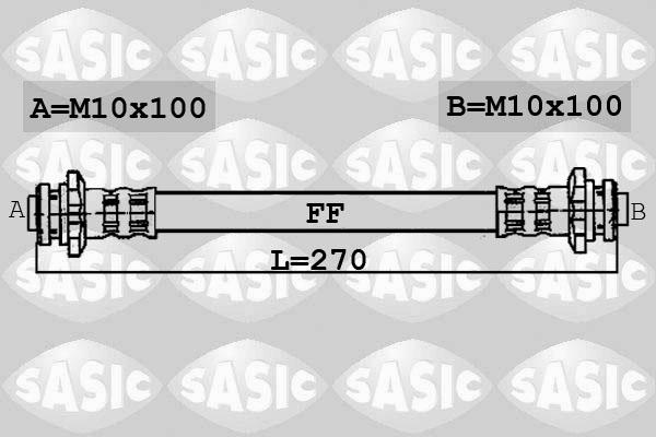 Sasic 6606036 - Тормозной шланг avtokuzovplus.com.ua