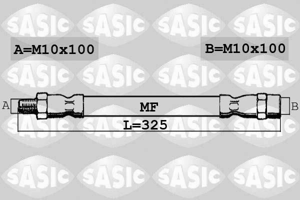 Sasic 6606037 - Гальмівний шланг autocars.com.ua