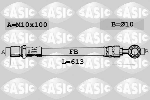 Sasic 6606041 - Тормозной шланг avtokuzovplus.com.ua