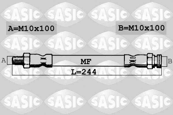 Sasic 6606065 - Тормозной шланг autodnr.net