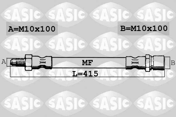 Sasic 6606121 - Тормозной шланг autodnr.net