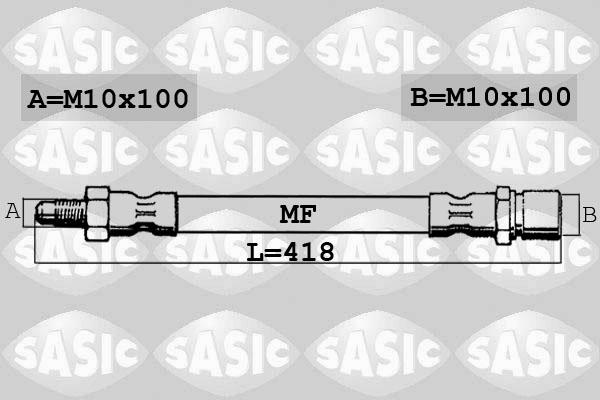 Sasic 6606122 - Тормозной шланг avtokuzovplus.com.ua