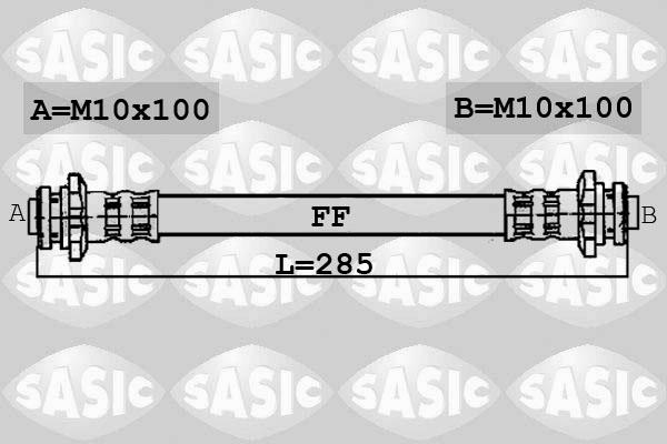 Sasic 6606245 - Тормозной шланг avtokuzovplus.com.ua