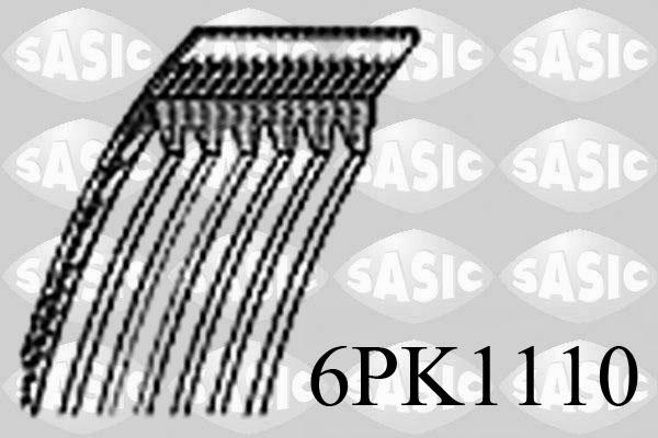Sasic 6PK1110 - Поликлиновой ремень avtokuzovplus.com.ua