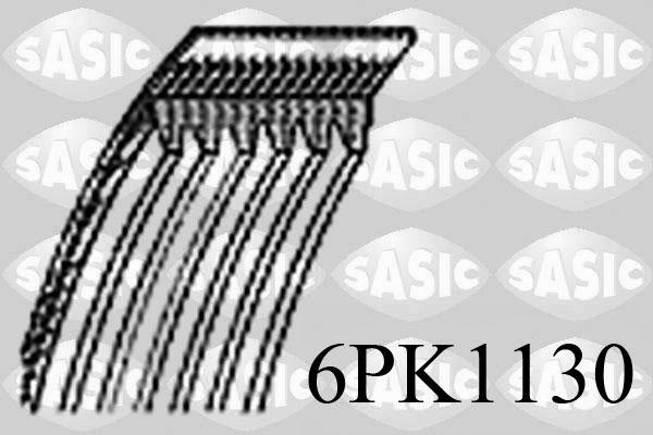 Sasic 6PK1130 - Поликлиновой ремень avtokuzovplus.com.ua