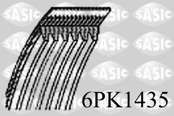 Sasic 6PK1435 - Поликлиновой ремень avtokuzovplus.com.ua