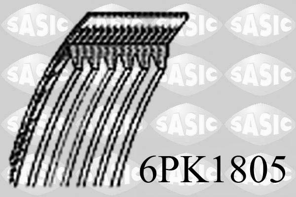 Sasic 6PK1805 - Поликлиновой ремень avtokuzovplus.com.ua
