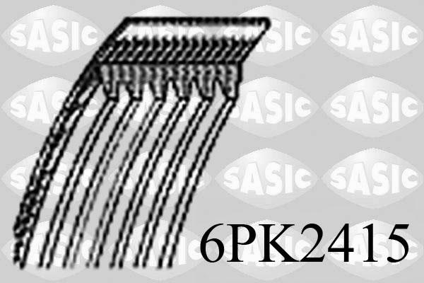Sasic 6PK2415 - Поликлиновой ремень avtokuzovplus.com.ua