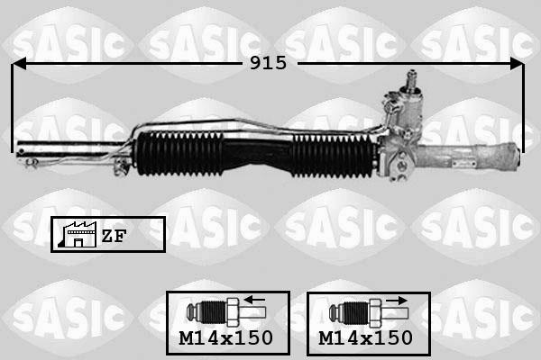 Sasic 7006000 - Рульовий механізм, рейка autocars.com.ua