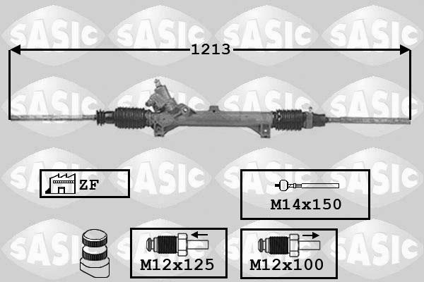 Sasic 7006033 - Рульовий механізм, рейка autocars.com.ua