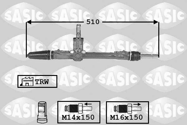 Sasic 7006037 - Рулевой механизм, рейка avtokuzovplus.com.ua
